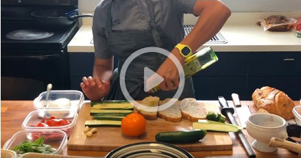 Pepperoni Burrata Tartine