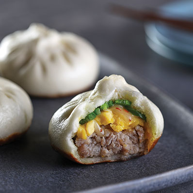 Breakfast Stuffed Bao Bun