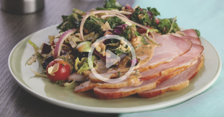 Bourbon BBQ Ham Salad