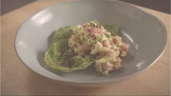 Egg Salad with Smoked Ham*