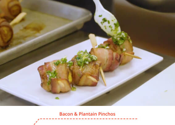 Bacon &amp; Plantain Pinchos