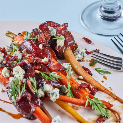 Carrots Dates Bacon Syrup