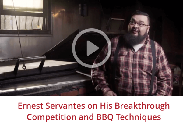Ernest Servantes on his breakthrough competition and BBQ techniques